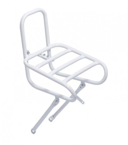 Smooth voordrager 25 cm kroonboutmontage wit