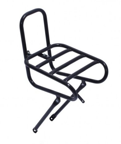 Smooth voordrager 25 cm kroonboutmontage glans zwart