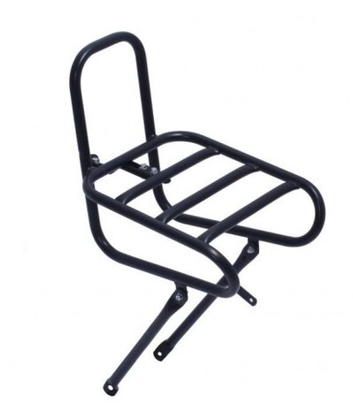 Smooth voordrager 25 cm kroonboutmontage mat zwart