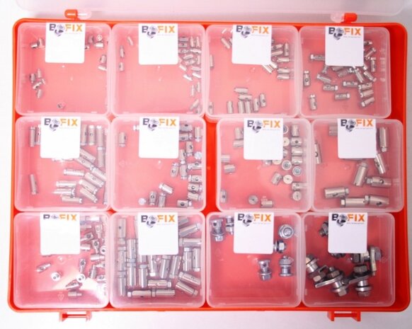 Doos Assortiment 12 Vaks Schroefnippels