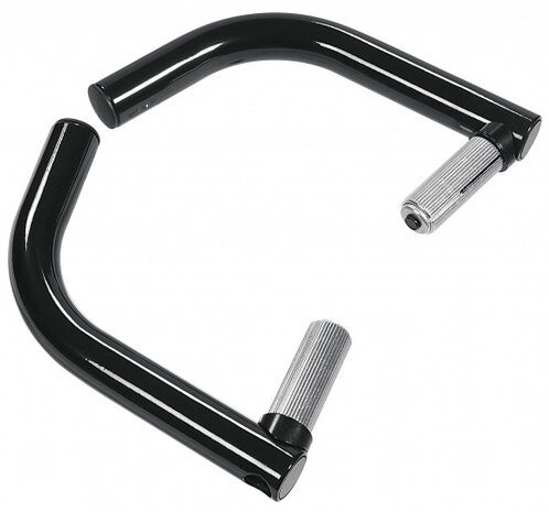 Bar End 320 set aluminium zwart