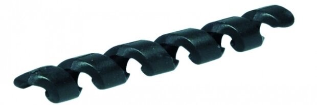 framebeschermer 4 x 5 mm rubber zwart 25 stuks