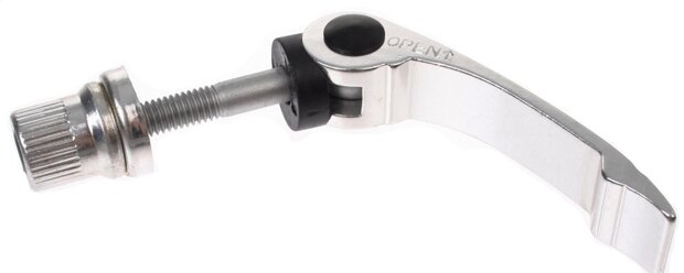 Snelspanner zadelpenklem 60 mm aluminium zilver