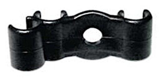 kabelhouder triple 4,6 mm zwart