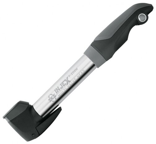 Injex T-Zoom Fietspomp 256 mm Zilver 10 Bar