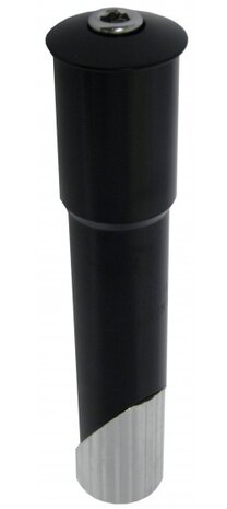Adapter 22,2 / 140 / 25,4 mm zwart
