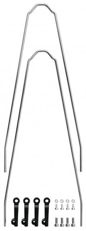 Spatbordstang Set Velo 65 Mountain Staal 26-29 Inch