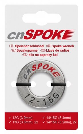 Spaaksleutel 3,2 / 3,4 / 3,6 / 3,9 mm Staal