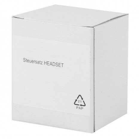 balhoofd cartridge 25,4 mm aluminium zwart