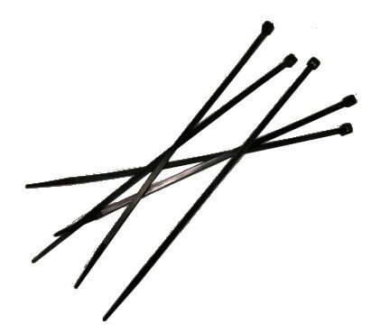 Lange kabelbinders 3,6 x 368 mm zwart 100 stuks