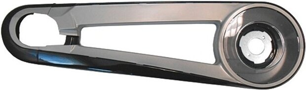 Kettingkast Agudo 28-Inch Open Zwart Zilver 63 x 18 cm