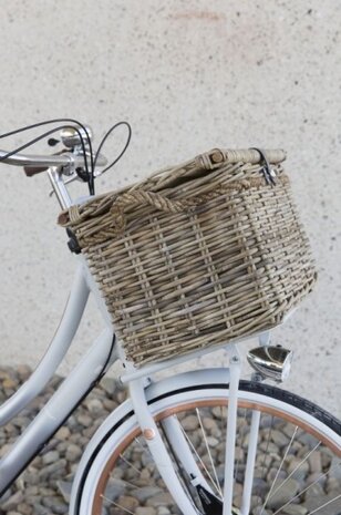 Fietsmand Melbourne 45 liter grijs