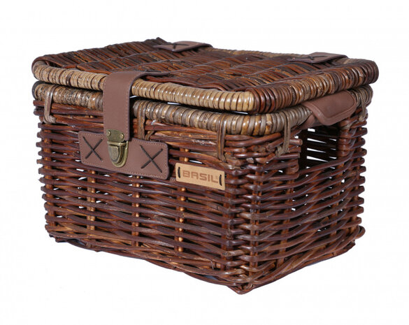 fietsmand Denton small rotan 17 liter bruin - 13060