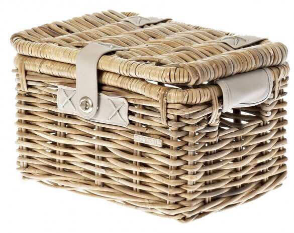 fietsmand Denton small rotan 22 liter grijs - 13062