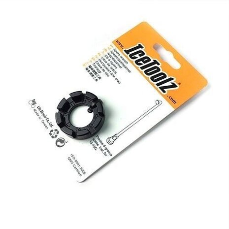 Spaaknippelspanner 12F8 (10-15G) zwart