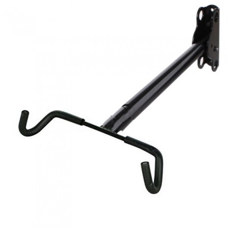 Opklapbare fietsbeugel 28 cm staal zwart