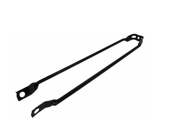 Spatbordstang Staal 28 Inch Zwart