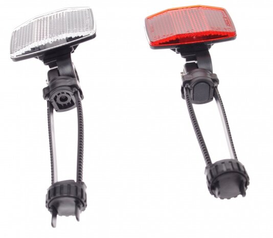 Universele Reflector Set Voor Of Achter Rood en Wit