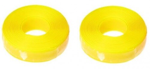 Anti-lekstrip Race 28 inch x 19 mm geel per 2 stuks