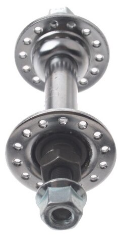 Voornaaf 28G hoge flens zilver