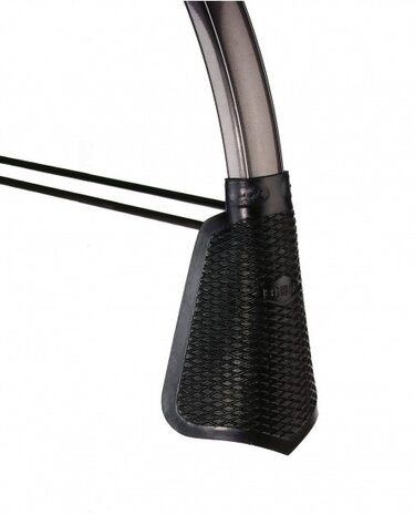 Spatlap Classic ombuig 21 x 19 cm zwart