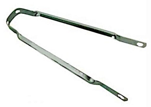 Spatbordstang Staal 24 Inch Zilver Per Stuk