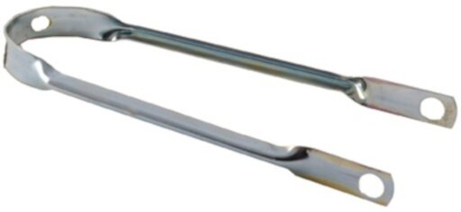 Spatbordstang Staal 20 Inch Zilver Per Stuk