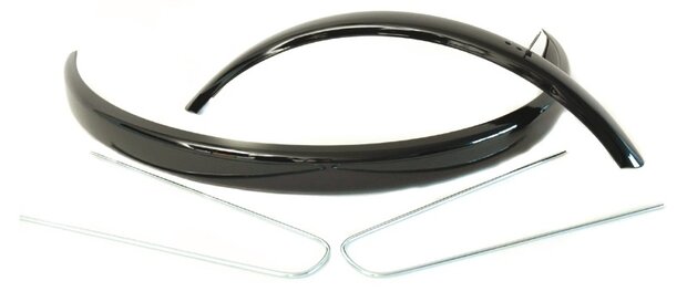 spatbordenset Hybride 28 inch staal zwart