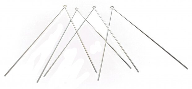 spatbordset ATB 50 mm 26 inch zilver
