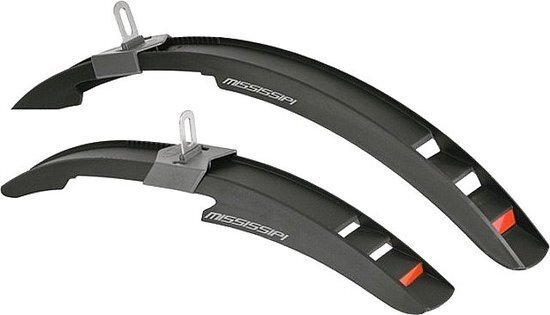 Spatbord Set Mississipi Junior Kunststof 20-24 Inch Zwart
