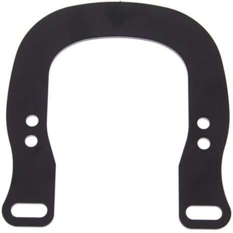 montagebeugel voor ringslot 583/SLZ 120 x 100 mm zwart