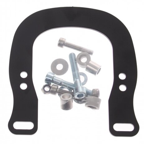 montagebeugel voor ringslot 583/SLZ 120 x 100 mm zwart