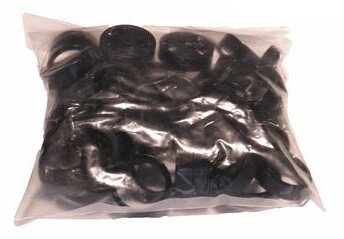 Balhoofdring 1 1/8 Inch X 10mm Aluminium Zwart 50 Stuks