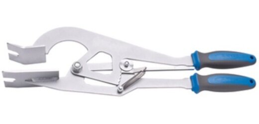 bandentang 46,5 x 22 cm zilver/blauw