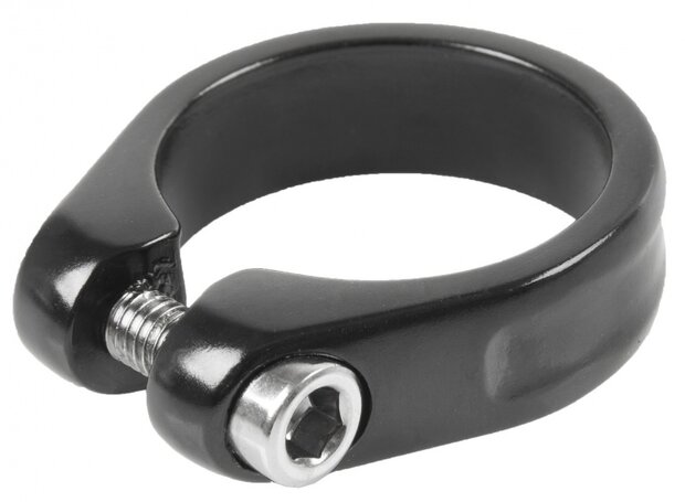Zadelpenklem 34,9 mm zwart