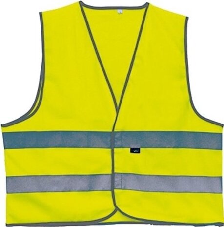 Veiligheidshesje 2 Strepen Unisex Geel Maat XL