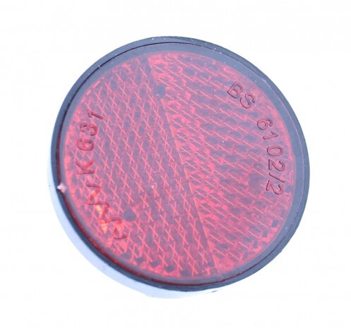 Achterreflector 41 mm rood