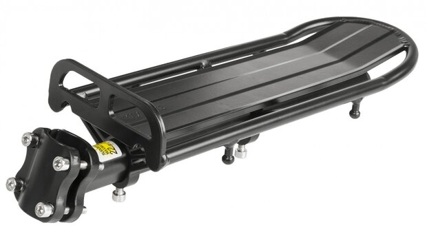 Bagagedrager Screw - On Flex Aluminium Zwart
