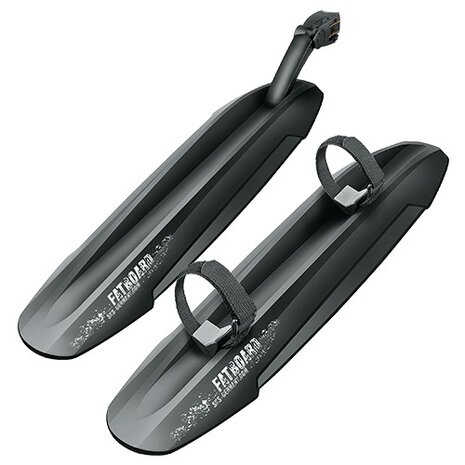 spatbordset MTB universeel zwart 141 mm