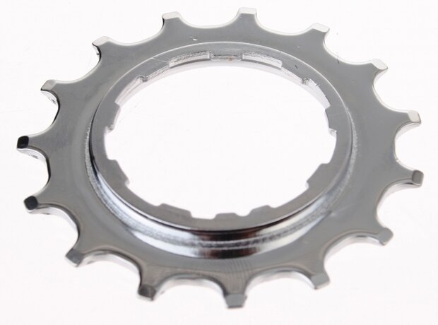 Tandwiel met borst Shimano 16T zilver