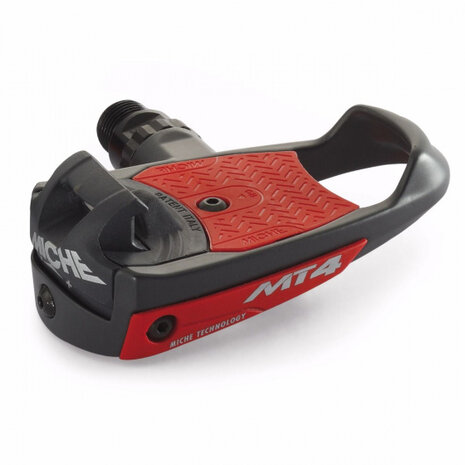 Klikpedaal MT4 9/16 Inch set rood/grijs