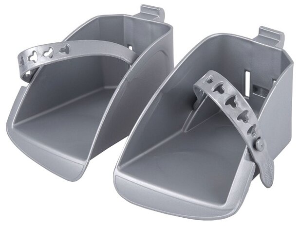 Voetenbakjes set Boodie / Bubbly maxi zilver
