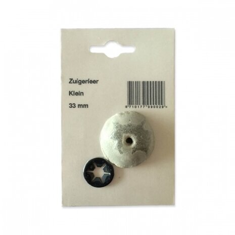zuigleer voor fietspomp 33 mm groen