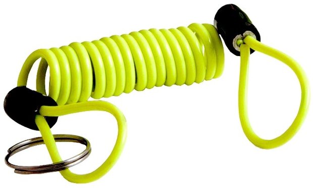 Reminderkabel 150 cm x 4 mm geel