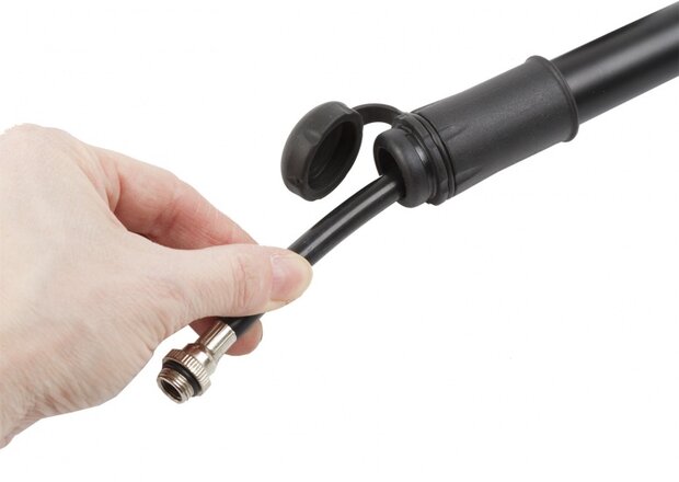 Mini pomp Flex Tube aluminium zwart