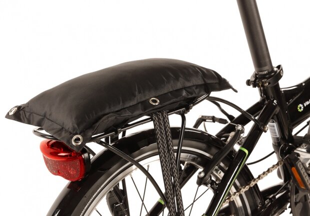 bagagedragerkussen Fat zwart 35 cm
