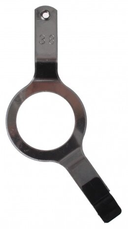 kettingkastbeugel zilver 15 x 5,5 cm