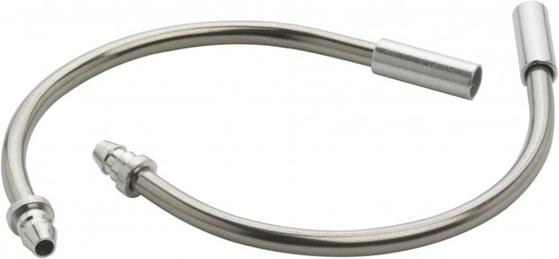 kabelbocht V-brake 90&ordm; 10 stuks zilver