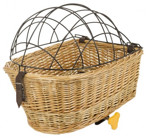 hondenmand achter Carrier Top bruin