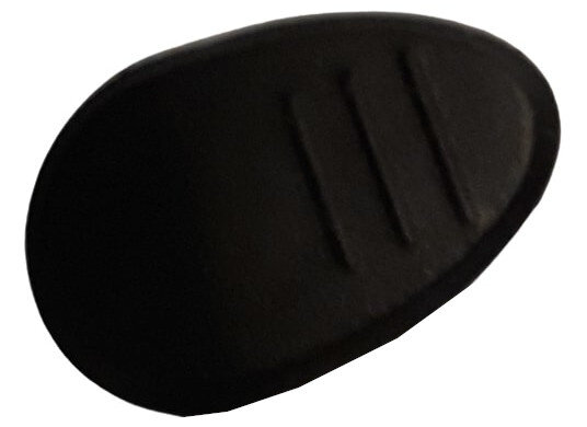 afdichtdopje stuurpen 1 cm zwart